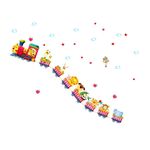 Casa si Gradina - Decoratiuni - Stickere decorative - Sticker decorativ, Trenulet cu animale, 158 cm, 716STK - Infinity.ro