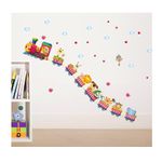 Casa si Gradina - Decoratiuni - Stickere decorative - Sticker decorativ, Trenulet cu animale, 158 cm, 716STK - Infinity.ro