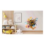 Casa si Gradina - Decoratiuni - Stickere decorative - Sticker decorativ, Albina, Galben, 65 cm, 1257STK-1 - Infinity.ro