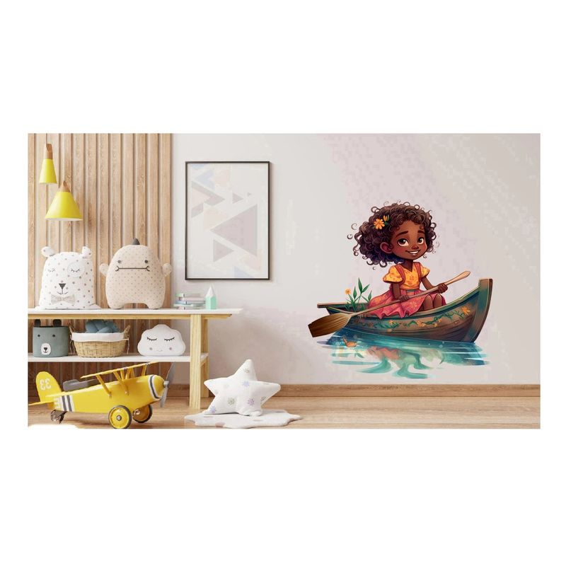 Casa si Gradina - Decoratiuni - Stickere decorative - Sticker decorativ, Mica Printesa, Albastru, 62 cm, 1282STK-1 - Infinity.ro