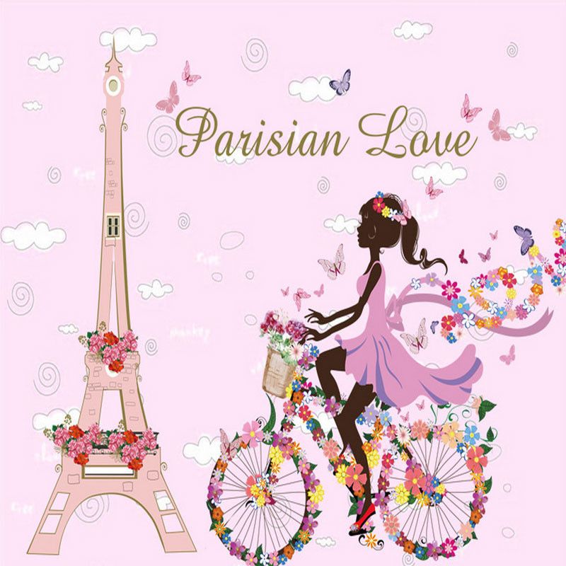 Casa si Gradina - Decoratiuni - Stickere decorative - Sticker decorativ, Parisian Love 145 cm, 157STK - Infinity.ro
