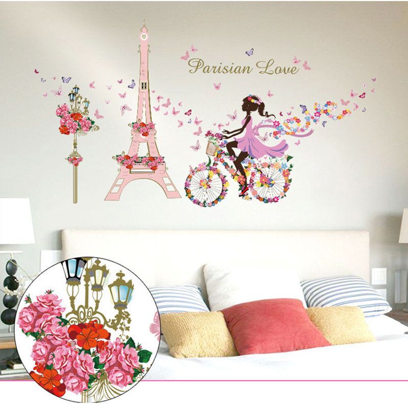 Casa si Gradina - Decoratiuni - Stickere decorative - Sticker decorativ, Parisian Love 145 cm, 157STK - Infinity.ro