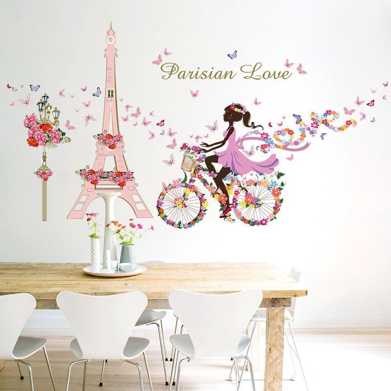 Casa si Gradina - Decoratiuni - Stickere decorative - Sticker decorativ, Parisian Love 145 cm, 157STK - Infinity.ro