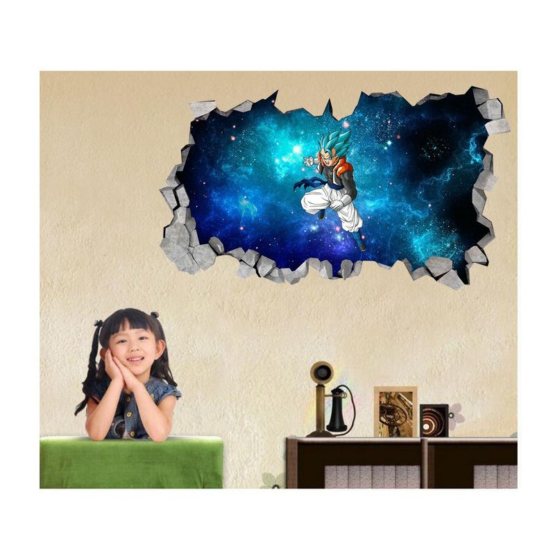 Casa si Gradina - Decoratiuni - Stickere decorative - Sticker decorativ, gaura in perete 3D,  Dragon Ball, 85 cm, 1022STK-2 - Infinity.ro