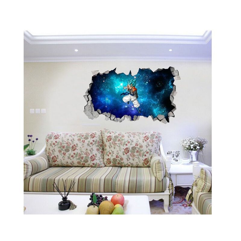 Casa si Gradina - Decoratiuni - Stickere decorative - Sticker decorativ, gaura in perete 3D,  Dragon Ball, 85 cm, 1022STK-2 - Infinity.ro