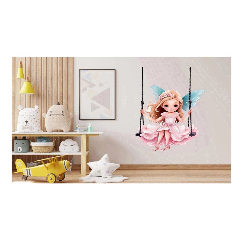 Casa si Gradina - Decoratiuni - Stickere decorative - Sticker decorativ, Mica Printesa, Roz, 82 cm, 1292STK-3 - Infinity.ro