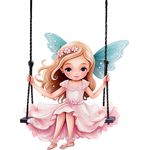 Casa si Gradina - Decoratiuni - Stickere decorative - Sticker decorativ, Mica Printesa, Roz, 82 cm, 1292STK-3 - Infinity.ro