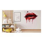 Casa si Gradina - Decoratiuni - Stickere decorative - Sticker decorativ, Buze, Rosu, 62 cm, 1302STK-12 - Infinity.ro