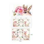 Casa si Gradina - Decoratiuni - Stickere decorative - Sticker decorativ, Tablou flamingo, 93 cm, 791STK - Infinity.ro