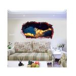 Casa si Gradina - Decoratiuni - Stickere decorative - Sticker decorativ, Gaura in perete 3D, Cer, 85 cm, 410STK-1 - Infinity.ro