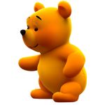 Casa si Gradina - Decoratiuni - Stickere decorative - Sticker decorativ, Ursul Pooh, Galben, 85 cm, 12278TK - Infinity.ro