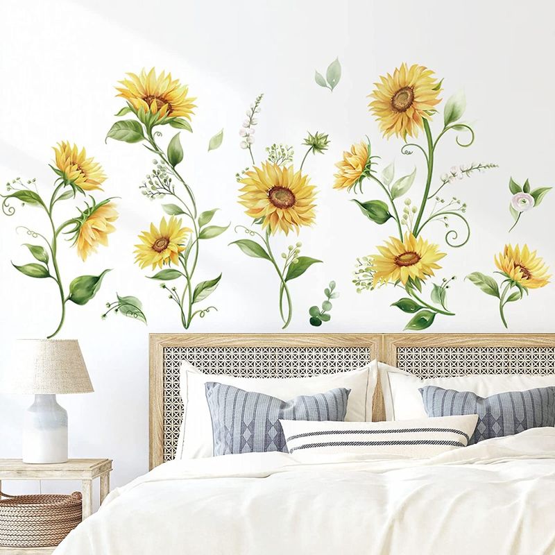 Casa si Gradina - Decoratiuni - Stickere decorative - Sticker decorativ cu Flori galbene, 120 cm, 1131STK - Infinity.ro