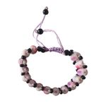 Fashion, accesorii si bijuterii - Femei - Bijuterii femei - Bratari femei - Bratara  cu Margele, Roz, BR105 - Infinity.ro