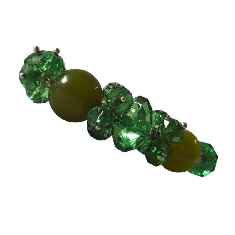 Fashion, accesorii si bijuterii - Femei - Bijuterii femei - Bratari femei - Bratara cu Pietre si Bile, Verde, BR93 - Infinity.ro