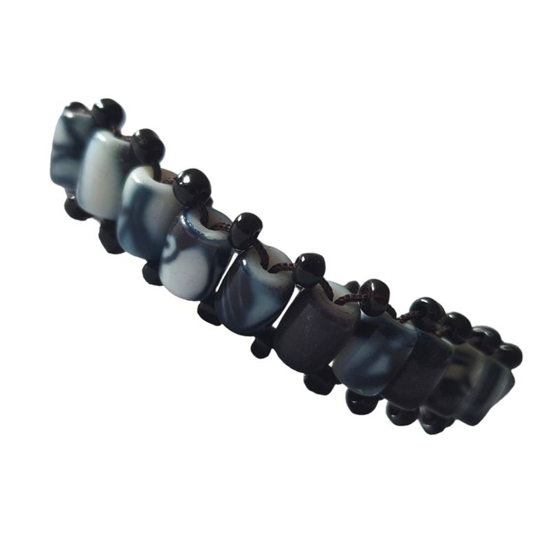 Fashion, accesorii si bijuterii - Femei - Bijuterii femei - Bratari femei - Bratara  cu Margele, Gri, BR89 - Infinity.ro