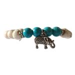 Fashion, accesorii si bijuterii - Femei - Bijuterii femei - Bratari femei - Bratara cu Bile si Charm Elefant, Multicolor, BR85 - Infinity.ro