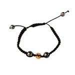 Fashion, accesorii si bijuterii - Femei - Bijuterii femei - Bratari femei - Bratara cu pietre Hematit si Charm,  Negru, BR63 - Infinity.ro