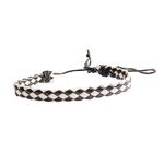 Fashion, accesorii si bijuterii - Femei - Bijuterii femei - Bratari femei - Bratara din piele ecologica, Model impletit, Alb, BR26 - Infinity.ro