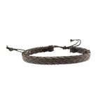 Fashion, accesorii si bijuterii - Femei - Bijuterii femei - Bratari femei - Bratara din piele ecologica, Model impletit, Maro, BR25 - Infinity.ro