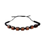 Fashion, accesorii si bijuterii - Femei - Bijuterii femei - Bratari femei - Bratara cu snur ajustabil, Brown, A4B117 - Infinity.ro