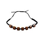 Fashion, accesorii si bijuterii - Femei - Bijuterii femei - Bratari femei - Bratara cu snur ajustabil, Brown, A4B117 - Infinity.ro