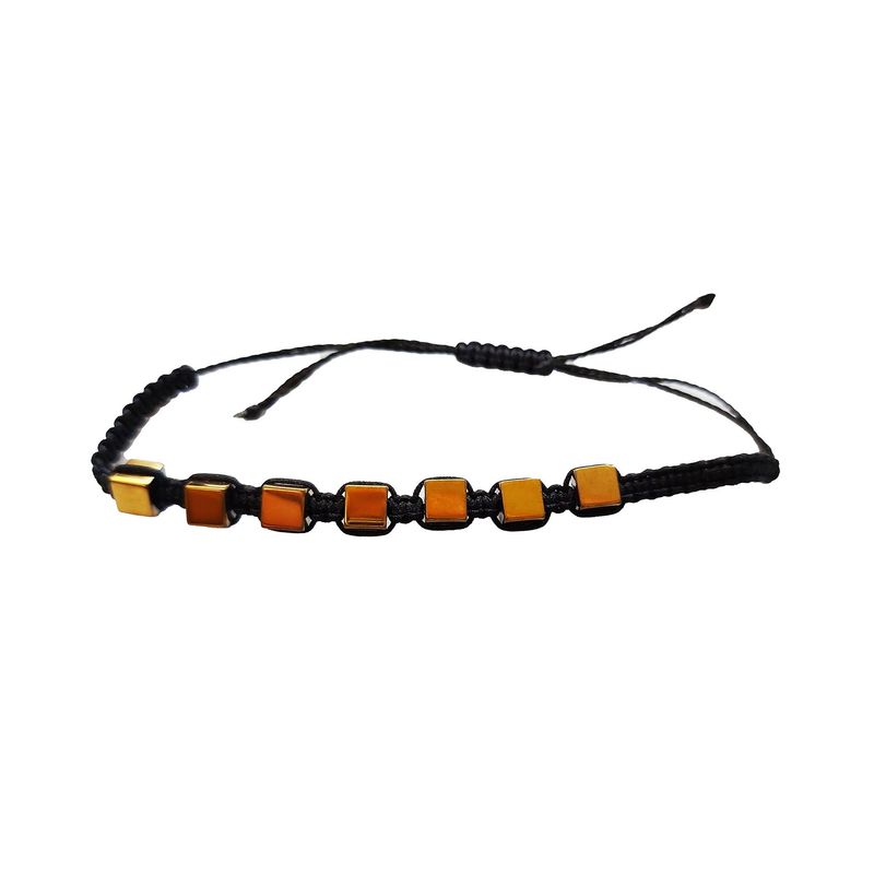 Fashion, accesorii si bijuterii - Femei - Bijuterii femei - Bratari femei - Bratara cu snur ajustabil, Gold, A4B116 - Infinity.ro