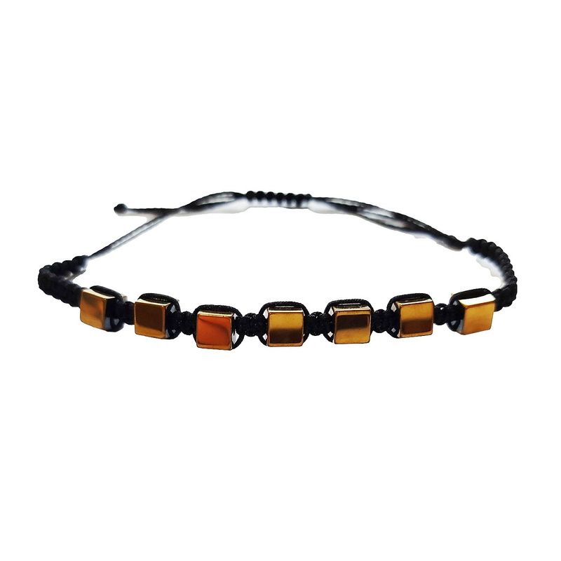 Fashion, accesorii si bijuterii - Femei - Bijuterii femei - Bratari femei - Bratara cu snur ajustabil, Gold, A4B116 - Infinity.ro