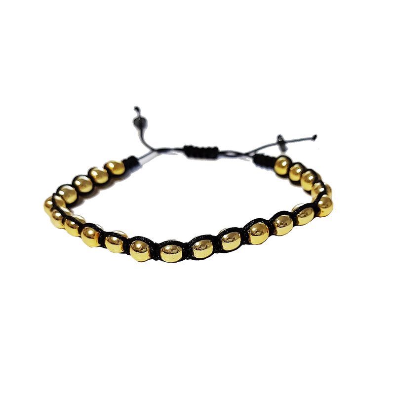 Fashion, accesorii si bijuterii - Femei - Bijuterii femei - Bratari femei - Bratara cu pietre naturale, Onix, Gold Sphere, A4B171 - Infinity.ro