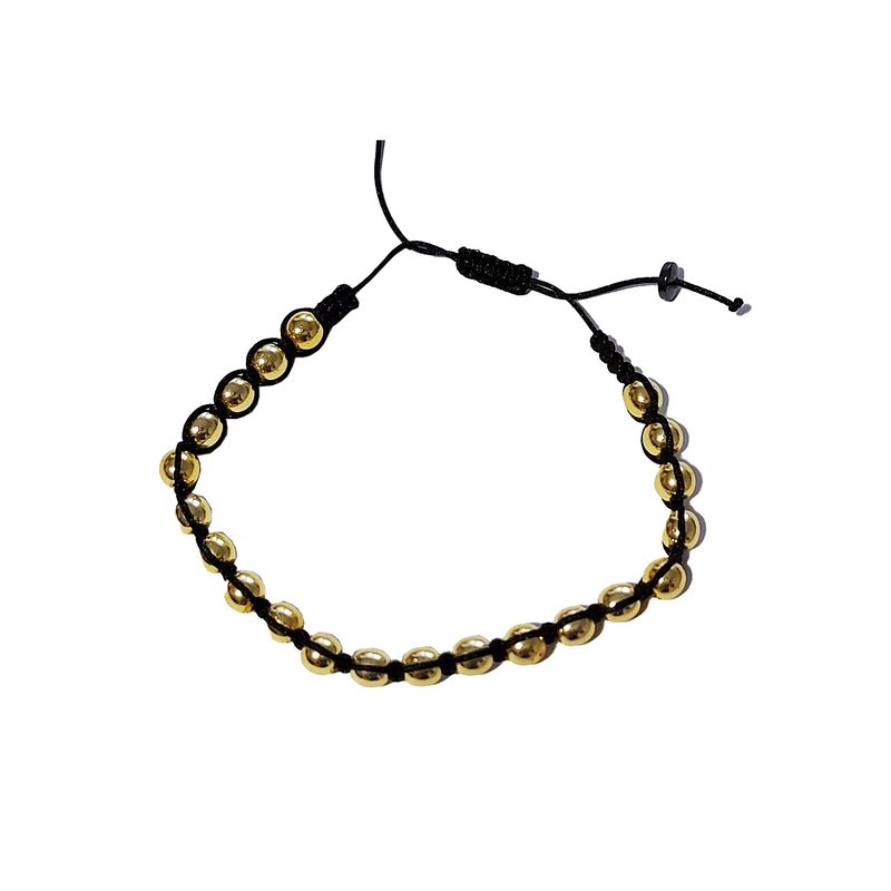 Fashion, accesorii si bijuterii - Femei - Bijuterii femei - Bratari femei - Bratara cu pietre naturale, Onix, Gold Sphere, A4B171 - Infinity.ro