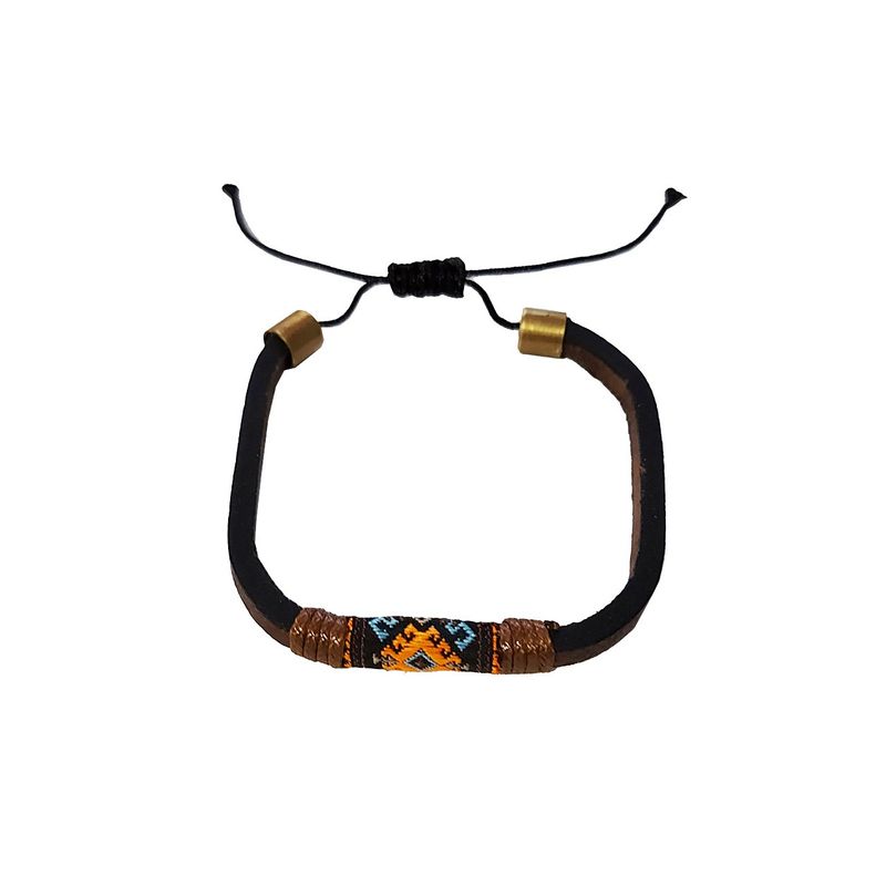 Fashion, accesorii si bijuterii - Femei - Bijuterii femei - Bratari femei - Bratara din piele ecologica, Maro, A4B164 - Infinity.ro