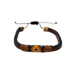 Fashion, accesorii si bijuterii - Femei - Bijuterii femei - Bratari femei - Bratara din piele ecologica, Maro, A4B164 - Infinity.ro