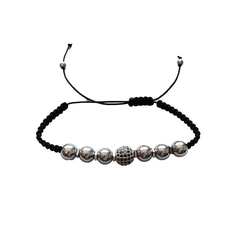 Fashion, accesorii si bijuterii - Femei - Bijuterii femei - Bratari femei - Bratara cu snur ajustabil, Silver Charm, A4B120 - Infinity.ro
