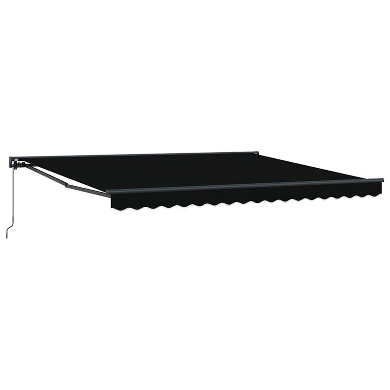 Casa si Gradina - Gradina si terasa - Umbrele si pavilioane - Pavilioane - Cortina Retractabila Negru 400x300 cm Aluminiu si poliester - Infinity.ro