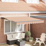 Casa si Gradina - Gradina si terasa - Umbrele si pavilioane - Pavilioane - Cortina Retractabila Manual Albastru Marin 350x250 cm - Infinity.ro