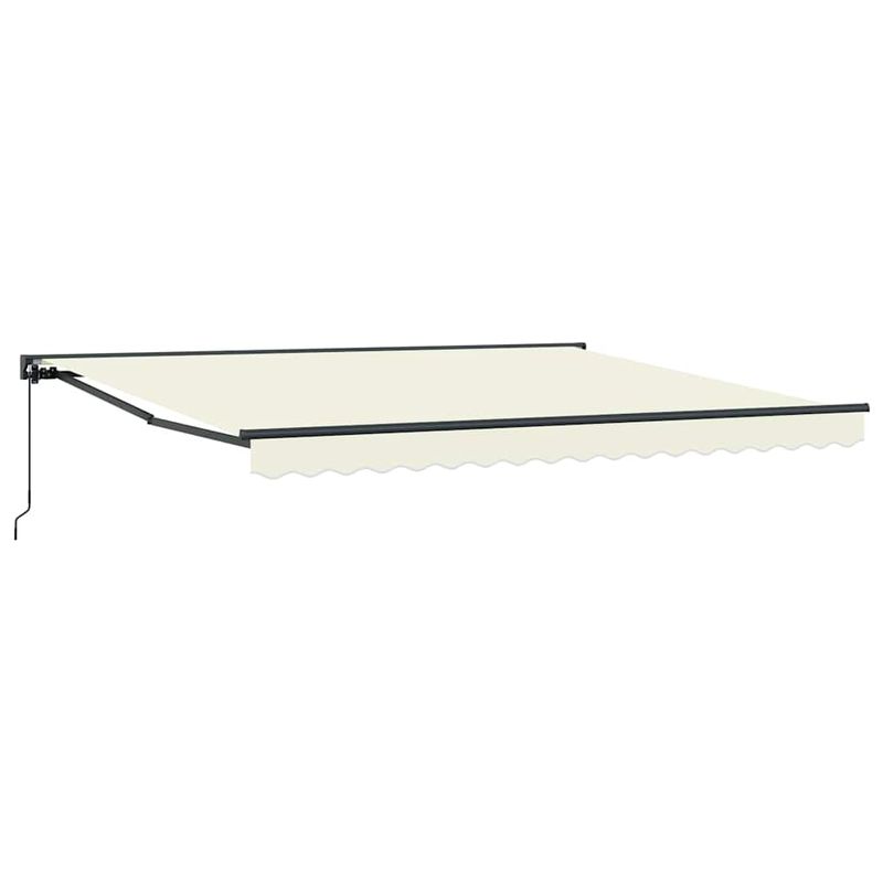 Casa si Gradina - Gradina si terasa - Umbrele si pavilioane - Pavilioane - Cortina Retractabila Crem 400x300 cm Poliester si Aluminiu - Infinity.ro