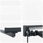 Casa si Gradina - Gradina si terasa - Umbrele si pavilioane - Pavilioane - Cortina Retractabila Manual Alb 350x250 cm Tesatura - Infinity.ro