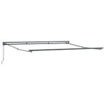 Casa si Gradina - Gradina si terasa - Umbrele si pavilioane - Pavilioane - Cortina Retractabila Manual Gri deschis 400x300 cm - Infinity.ro