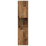 Casa si Gradina - Mobilier - Seturi de mobilier - Seturi baie - Set Mobilier Baie 4 Piese Lemn Vechi Inginerat - Infinity.ro