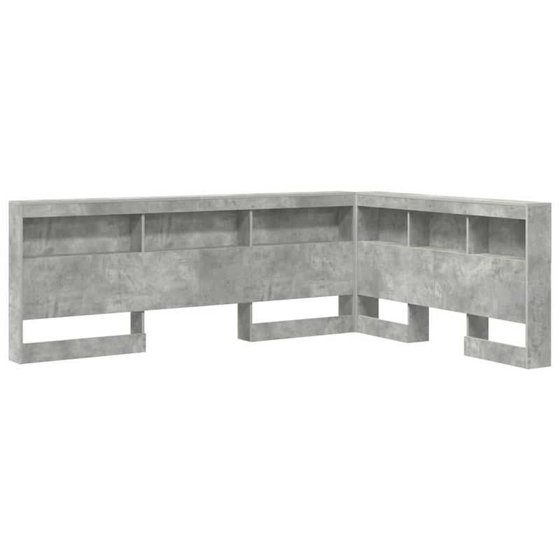 Casa si Gradina - Mobilier - Paturi si accesorii - Accesorii paturi - Tablie de pat cu LED, gri inchis, 90x5x118/128 cm, catifea - Infinity.ro