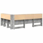 Casa si Gradina - Mobilier - Paturi si accesorii - Accesorii paturi - Tablie de pat cu LED, gri inchis, 90x5x118/128 cm, catifea - Infinity.ro
