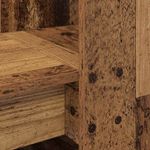 Casa si Gradina - Mobilier - Mese si birouri - Birouri - Birou cu raft cu depozitare Lemn Vechi 122 x 67 x 145 cm - Infinity.ro