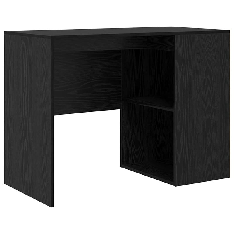 Casa si Gradina - Mobilier - Mese si birouri - Birouri - Birou de colt Stejar Negru 102x88x75 cm Lemn ingineresc - Infinity.ro