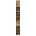 Casa si Gradina - Mobilier - Comode si corpuri - Comode - Cabinet de Stocare Subtire Stejar Artisan 30x42.5x225 cm Lemn Prelucrat - Infinity.ro