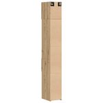Casa si Gradina - Mobilier - Comode si corpuri - Comode - Cabinet de Stocare Subtire Stejar Artisan 30x42.5x225 cm Lemn Prelucrat - Infinity.ro
