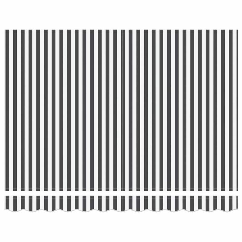 Casa si Gradina - Gradina si terasa - Umbrele si pavilioane - Pavilioane - Cortina Retractabila Manual Antracit si Alb 350x200 cm - Infinity.ro