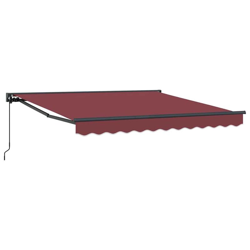 Casa si Gradina - Gradina si terasa - Umbrele si pavilioane - Pavilioane - Cortina Retractabila Manual Rosu Burgund 300x250 cm Poliester - Infinity.ro