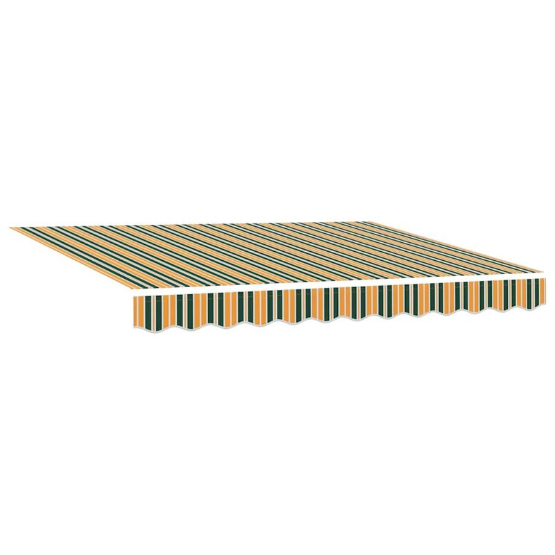Casa si Gradina - Gradina si terasa - Umbrele si pavilioane - Pavilioane - Cortina Retractabila Manual Verde si galben 300x250 cm Tesatura - Infinity.ro