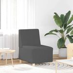 Casa si Gradina - Mobilier - Canapele si coltare - Canapele - Canapea Scaun 3 pcs Gri inchis 55 x 74 x 82 cm Tesatura de catifea - Infinity.ro