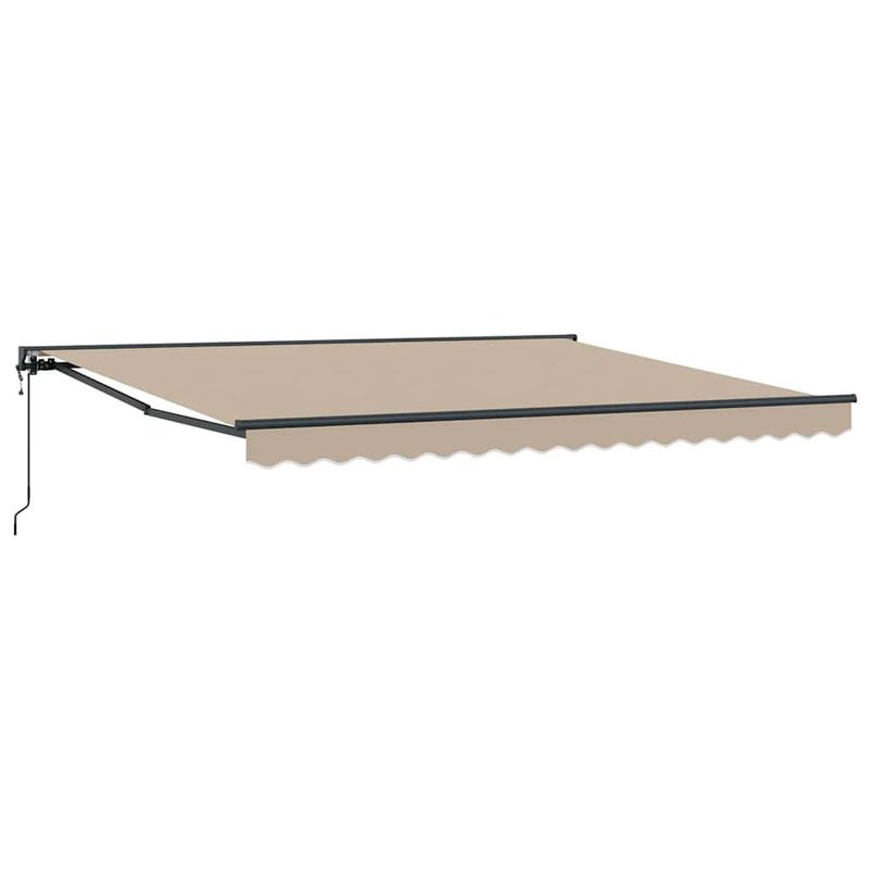 Casa si Gradina - Gradina si terasa - Umbrele si pavilioane - Pavilioane - Cortina Retractabila Manual Bej 400x300 cm - Infinity.ro
