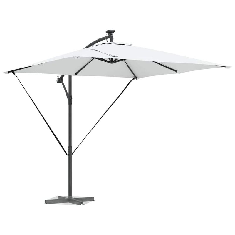 Casa si Gradina - Gradina si terasa - Umbrele si pavilioane - Umbrele - Parasol banana cu brate cu blocare Nisipiu 249 x 249 x 250 cm - Infinity.ro